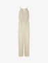 Combinaison ample à liens à nouer - Beige - 4