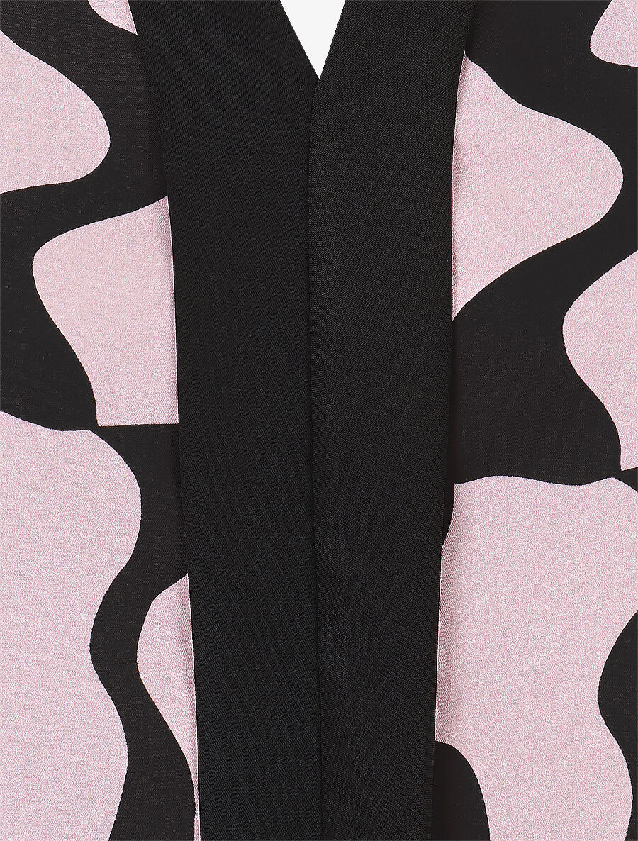 Top graphique sans manches coupe droite - Rose - 3