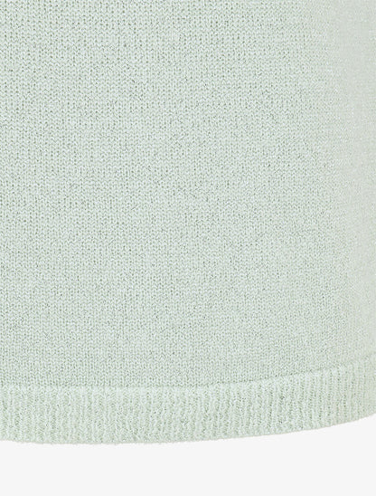 Débardeur en maille irisée - Vert d&