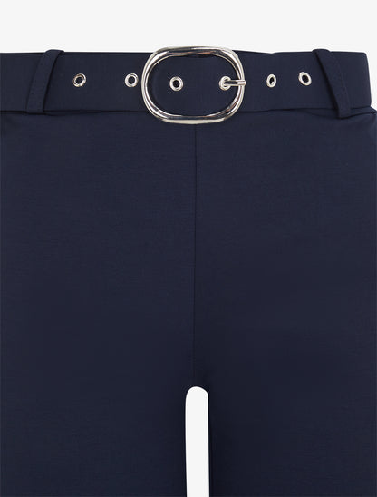 Stretch-Langehose - Marine