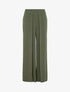 Pantalon fluide à double pans - Kaki - 1