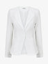 Veste unie boutonnée - Blanc - 4