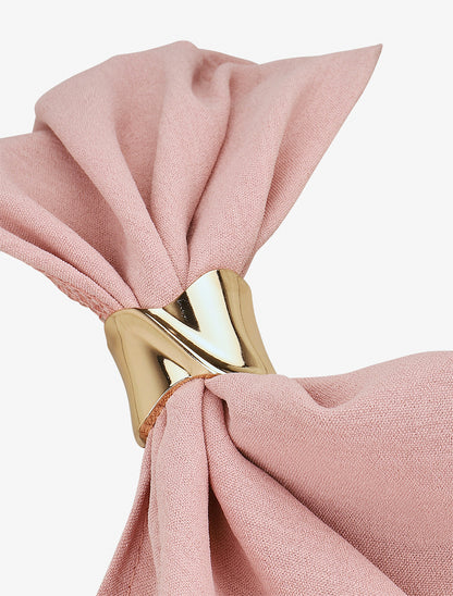 Top uni à empiècement bijou - Vieux rose - 3