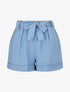 Short uni à revers - Bleu ciel - 1