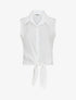 Chemise sans manches à nouer - Blanc - 1