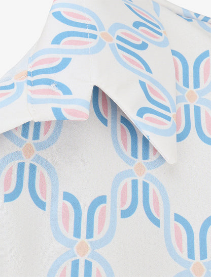 Chemise sans manches à nouer imprimé 70&