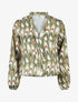 Blouse imprimé graphique - Kaki - 5