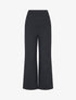 Pantalon à pont coupe droite - Noir - 1