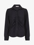 Chemise droite plissée - Noir - 4