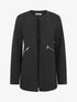 Veste mi-longue à zips - Noir - 5