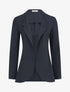 Veste à col biseauté - Marine - 1