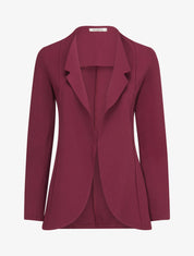 Veste à col biseauté - Pourpre - 5