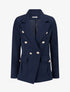 Veste boutonnée à grandes poches - Marine - 1