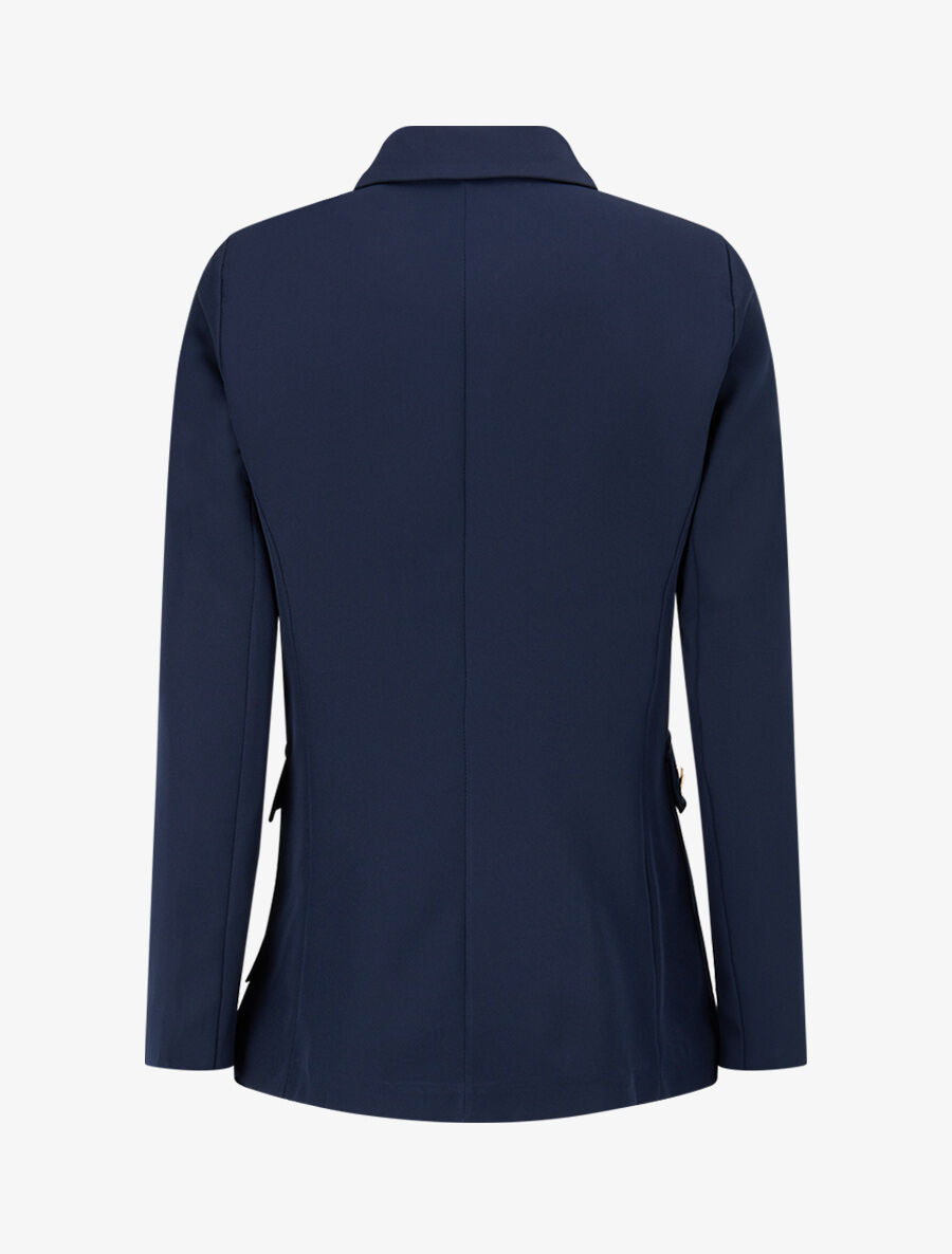 Veste boutonnée à grandes poches - Marine - 2
