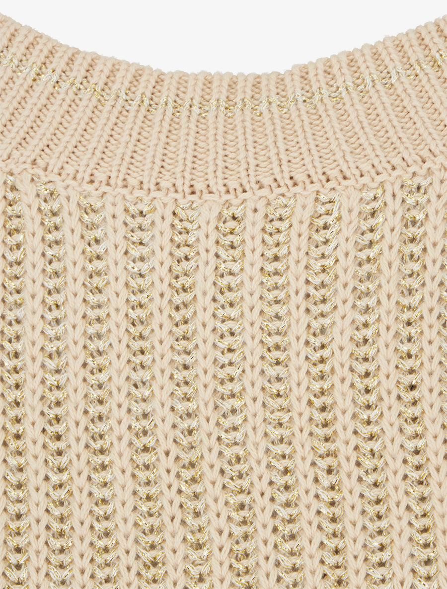 Crop pull irisé - Or - 3