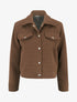 Blouson boutonné à poche à rabat - Marron - 1