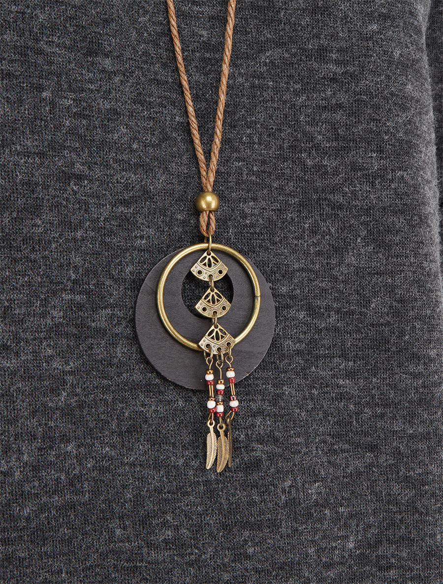 Pull droit à bords asymétriques - Gris foncé - 3