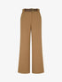 Pantalon droit fluide uni - Camel - 1