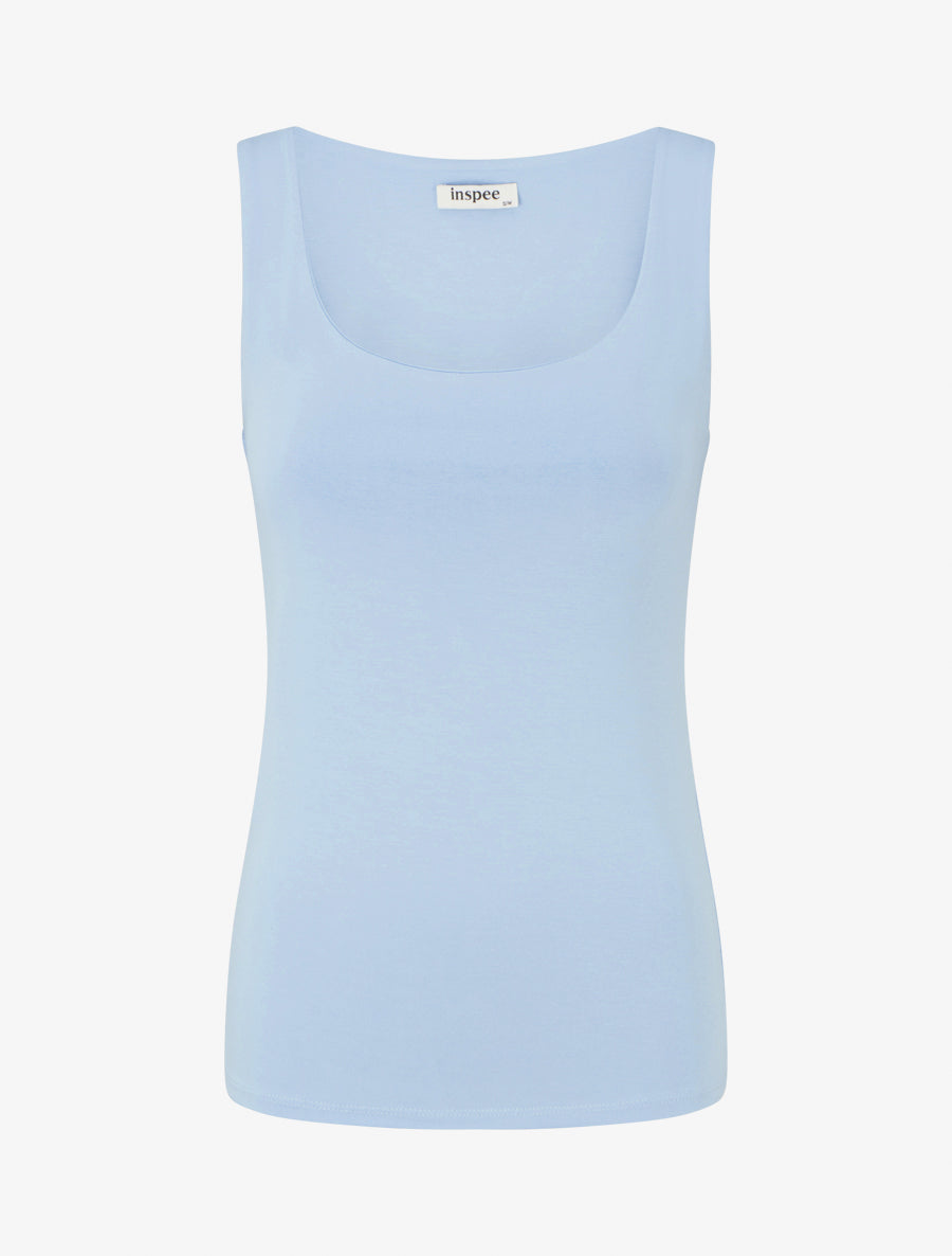 Débardeur classique uni - Bleu ciel - 1