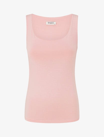 Klassisches einfarbiges Tanktop - Rose