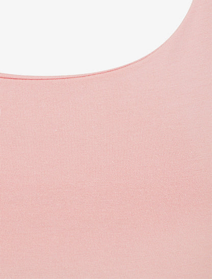 Klassisches einfarbiges Tanktop - Rose