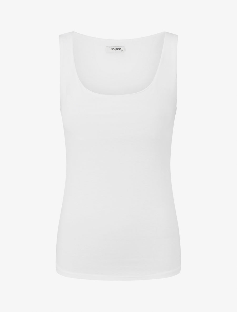 Débardeur classique uni - Blanc - 1