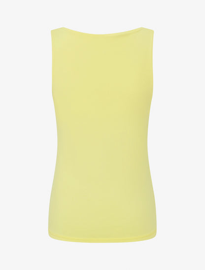 Klassisches einfarbiges Tanktop - Gelb