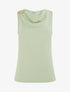 Top sans manches à bijou texturé - Vert amande - 1