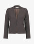 Veste ouverte à liseret - Anthracite - 1