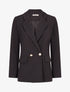 Veste basique cintrée à 2 boutons - Noir - 4
