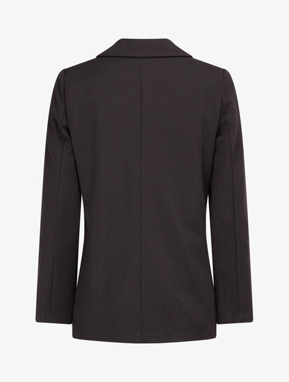 Veste basique cintrée à 2 boutons - Noir - 2