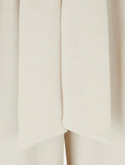 Combinaison sans manches à col cache-coeur - Beige - 3