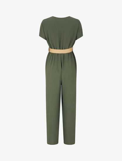 Combinaison droite à manches courtes - Kaki - 2