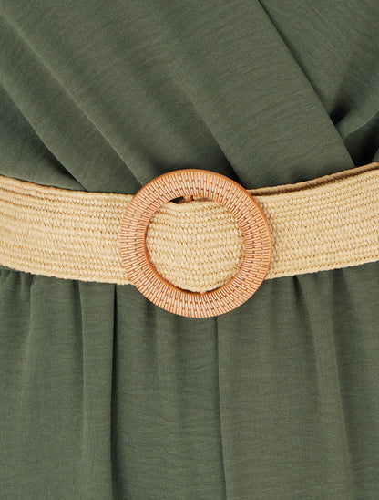 Combinaison droite à manches courtes - Kaki - 3