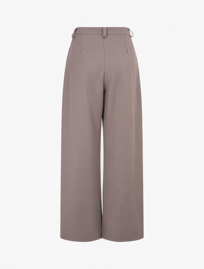 Pantalon de tailleur coupe droite - Gris - 2