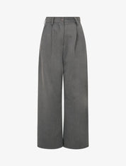 Pantalon de tailleur coupe droite - Gris foncé - 1