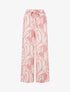 Pantalon ample imprimé graphique - Rose - 1