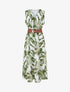 Robe sans manches imprimé fantaisie - Kaki - 1
