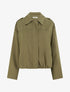 Veste fluide unie zippée - Kaki - 1