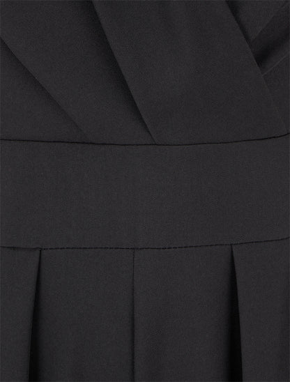 Combinaison ample à dos ouvert - Noir - 3