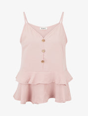 Caraco fluide à volants - Rose - 1