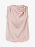 Top boule satiné à bijou métallique - Rose - 1