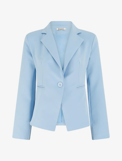 Blazer droit classique - Bleu ciel - 1
