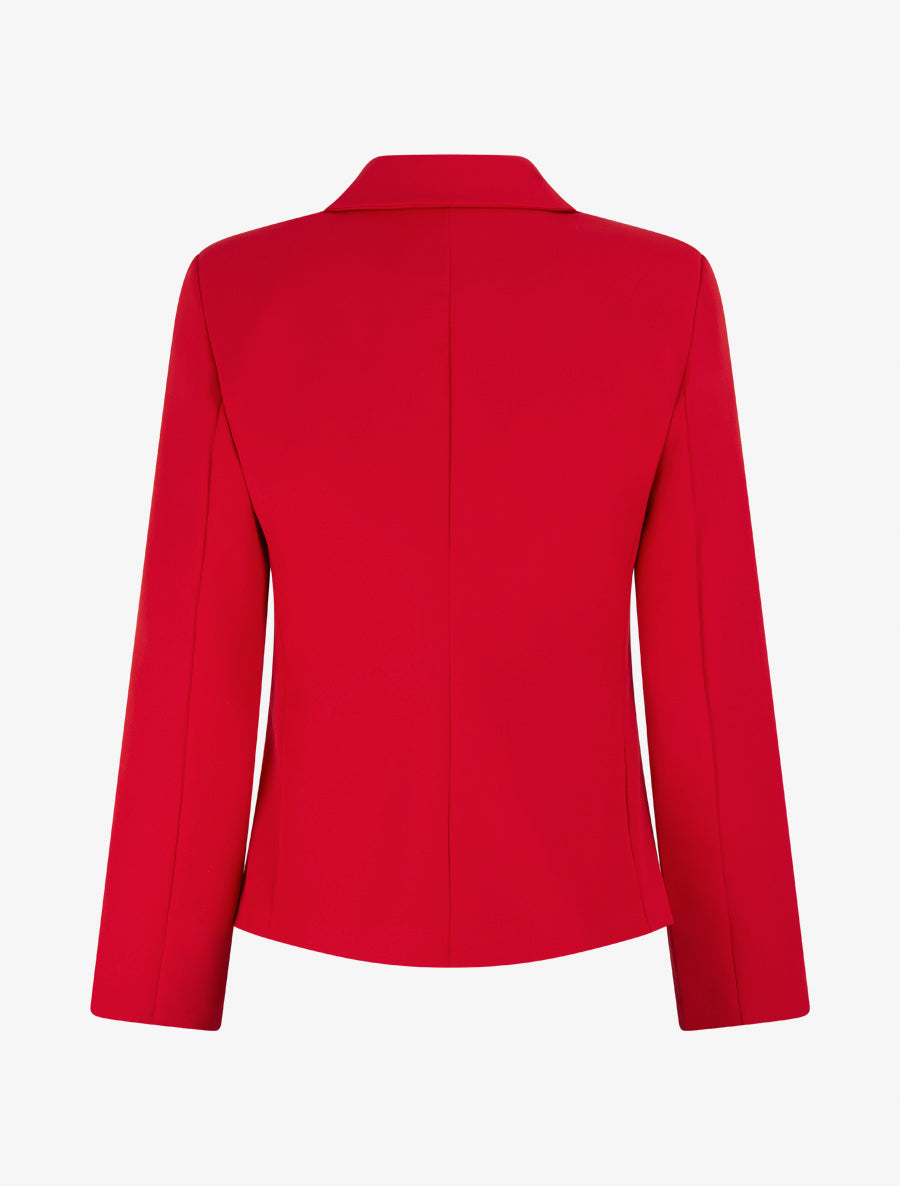 Blazer droit classique - Rouge - 2
