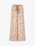 Pantalon ample imprimé graphique - Beige - 1
