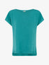 Pull fin uni en maille - Turquoise - 1