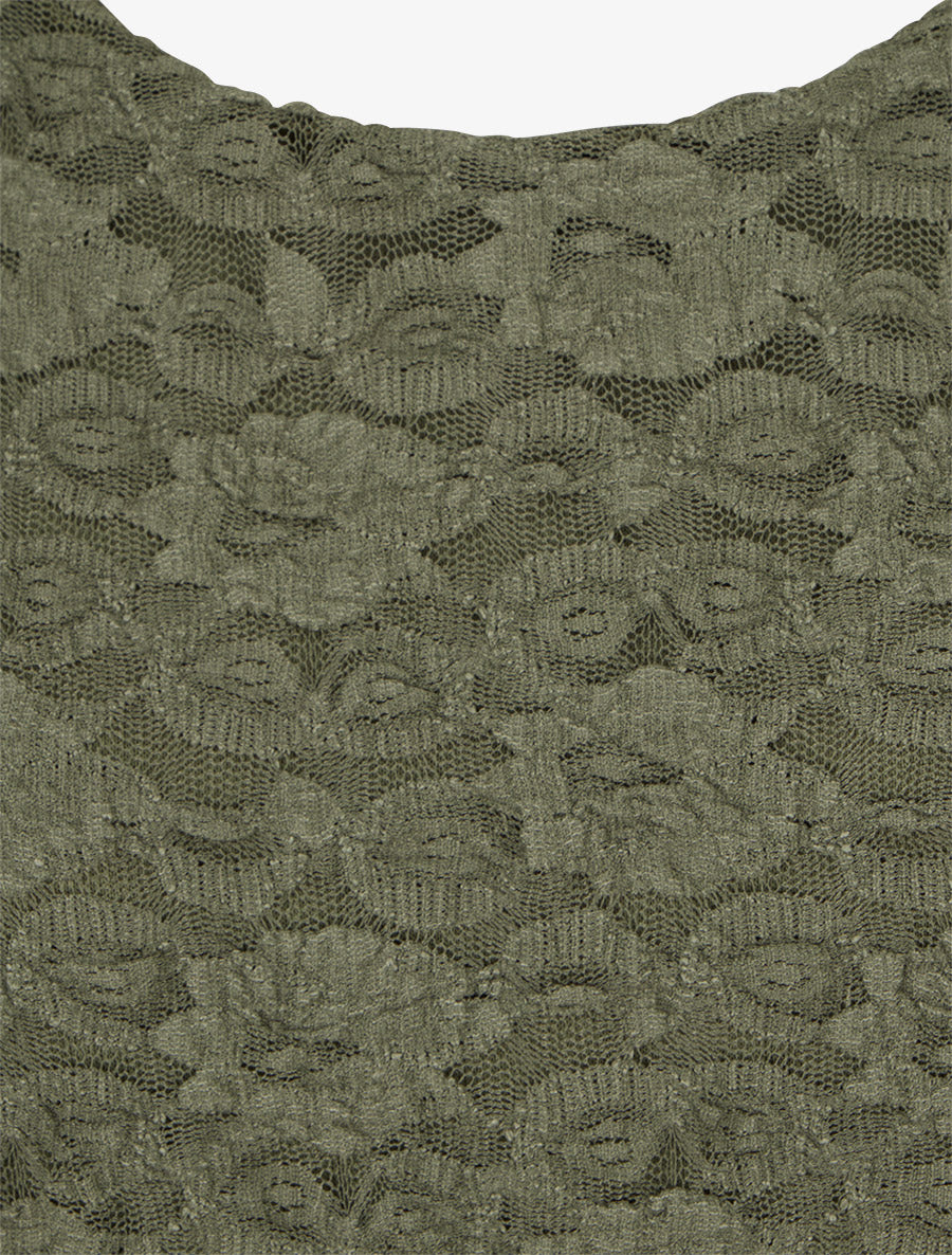 Spitzenkugel aus Spitze - Kaki