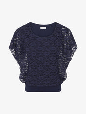 Spitzenkugel aus Spitze - Marine