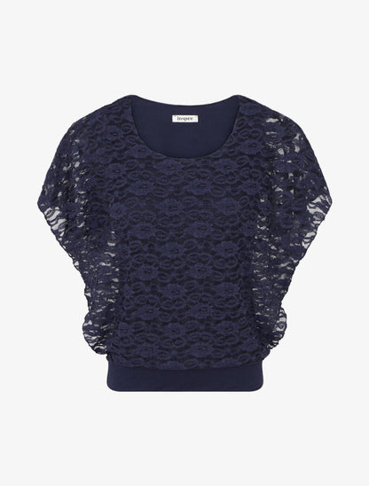 Spitzenkugel aus Spitze - Marine