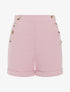 Short uni taille haute - Rose - 1